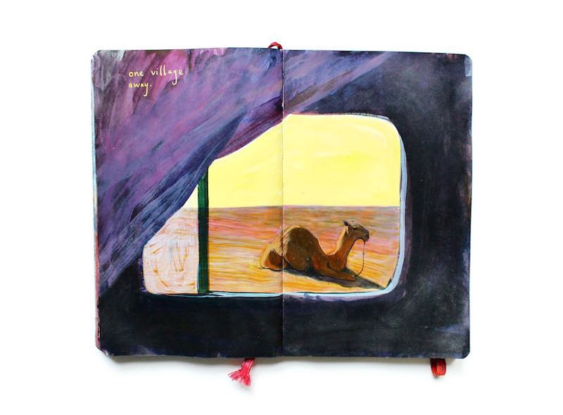 L'Artista che Racconta i Suoi Viaggi su una Moleskine: Ecco i Suoi Incantevoli Dipinti