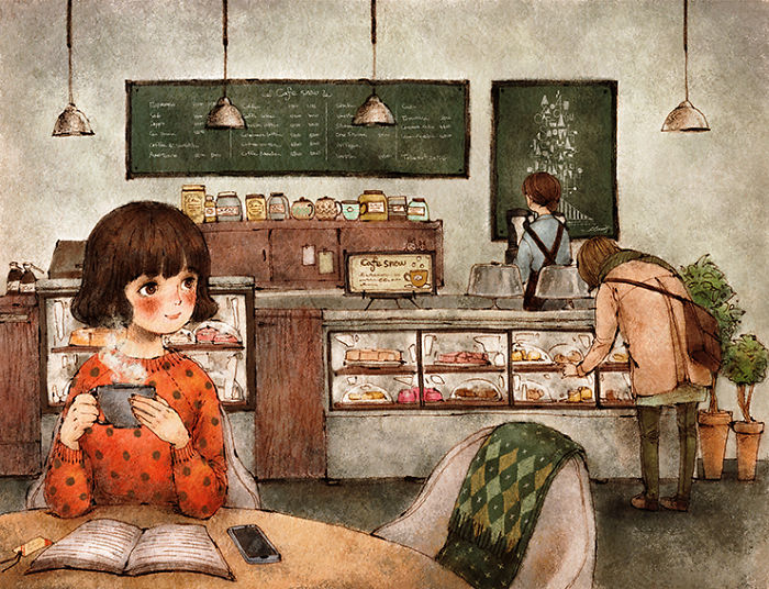 18 Illustrazioni che ci Ricordano la Bellezza dell'Adolescenza e dei Primi Appuntamenti