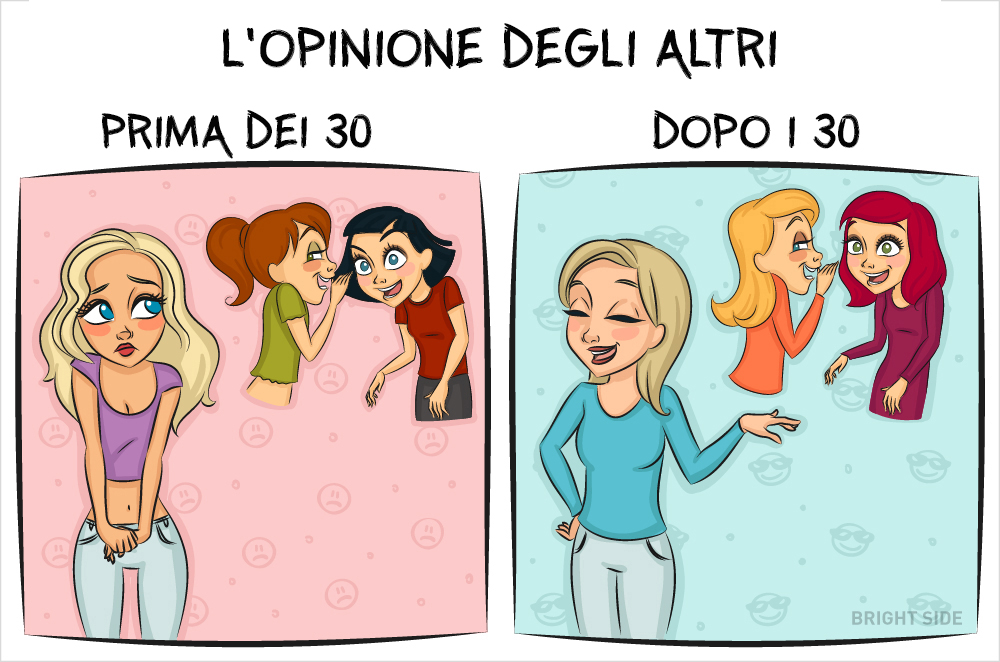 La vita prima e dopo i 30 anni: 9 illustrazioni la raccontano alla perfezione