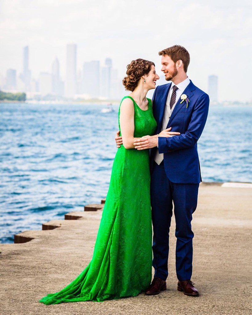 22 Abiti da Sposa Coloratissimi Che Vi Faranno Cambiare Idea sull'Abito Bianco