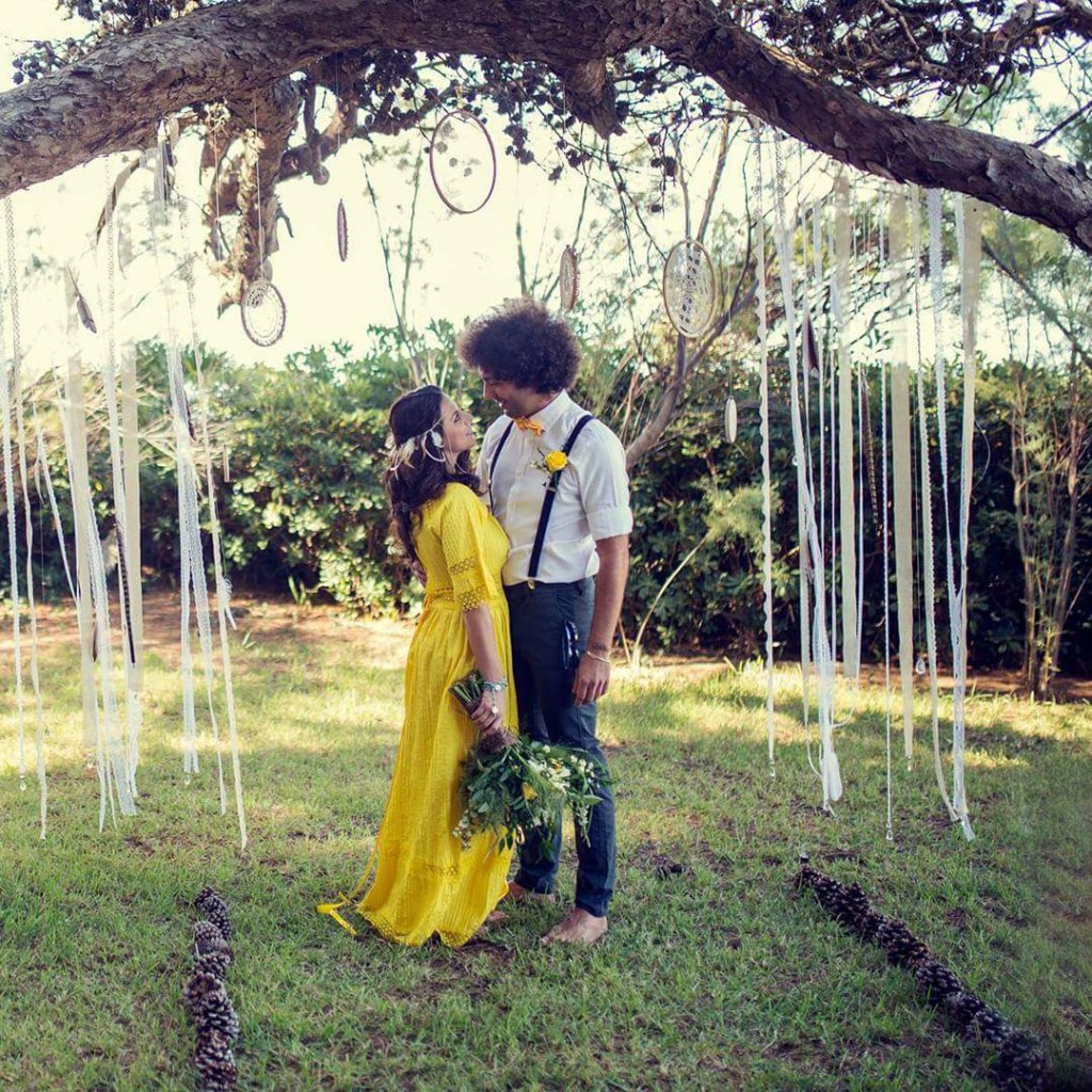 22 Abiti da Sposa Coloratissimi Che Vi Faranno Cambiare Idea sull'Abito Bianco