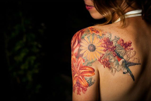 Bouquet Tattoo: 15 Tatuaggi per Custodire Il Ricordo Del Giorno Più Bello!
