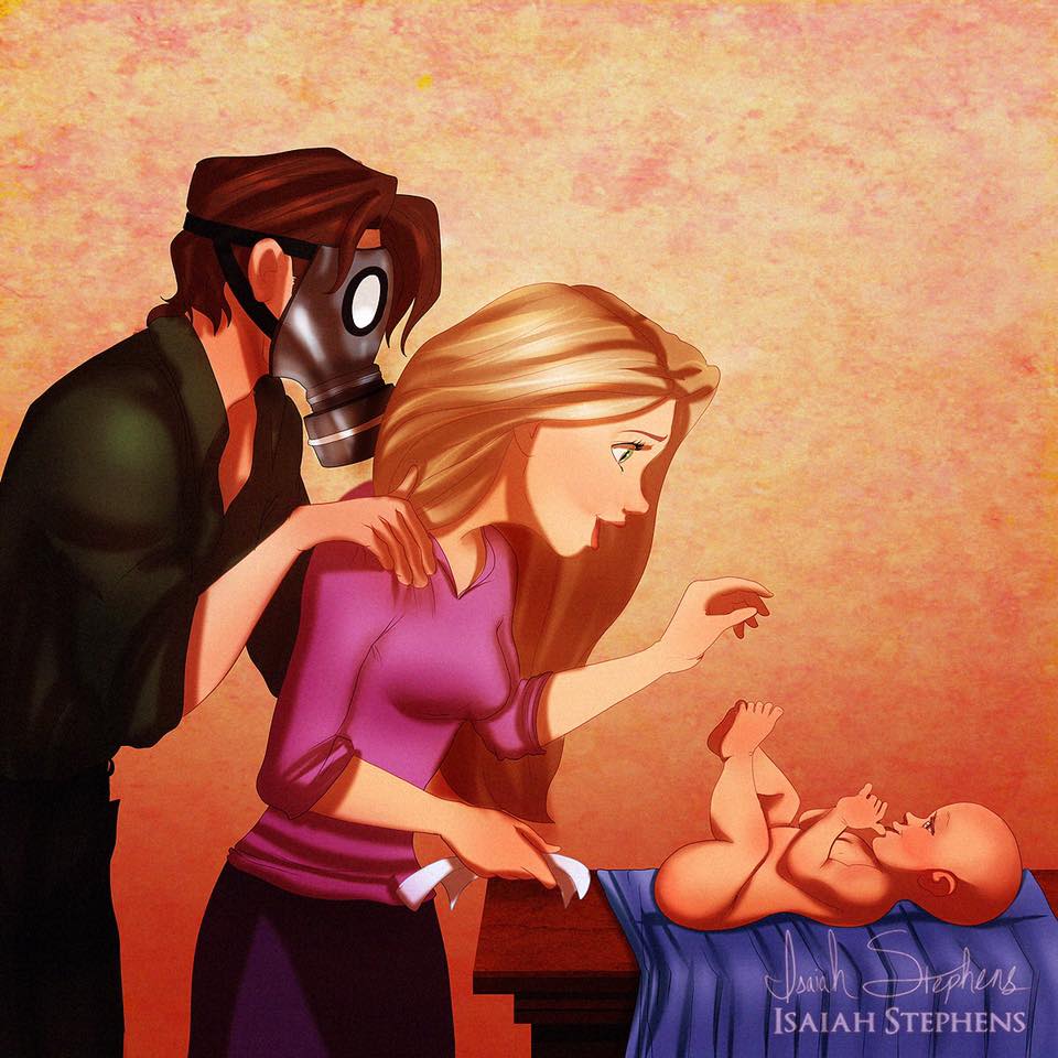 Come Sarebbero le principesse Disney se fossero Diventate Mamme