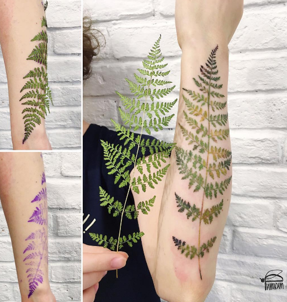 Tatuaggi Unici e Inimitabili con le Foglie: I Fantastici Lavori di Rit Kit