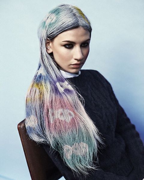 Hair Stenciling: il Nuovo Coloratissimo Trend Per Capelli 2016