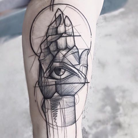 Tatuaggi Geometrici: Quando le Linee Formano Disegni Perfetti