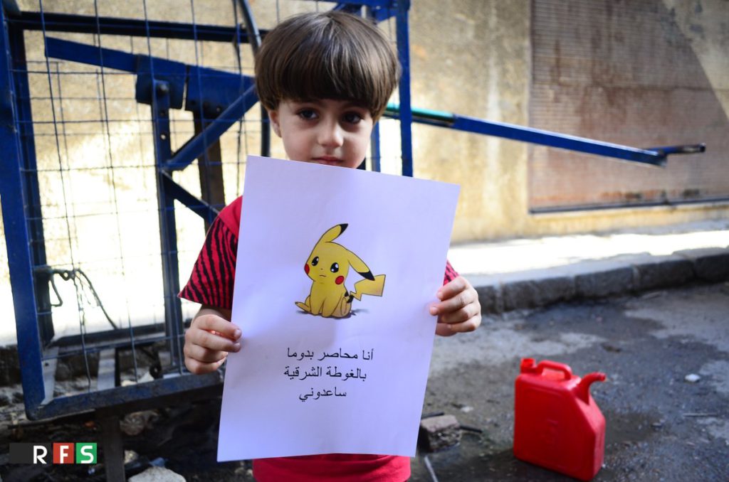 Pokemon Go: "Trovateci e salvateci!". Il disperato appello dei bambini siriani