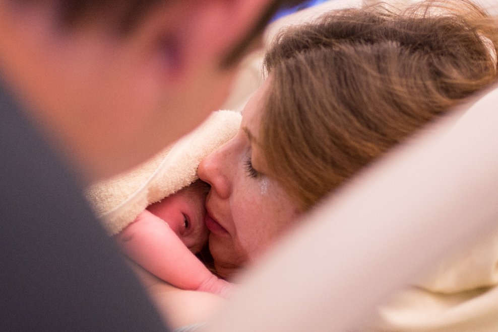 15 scatti della mamma fotografa che ha documentato il suo travaglio e il parto