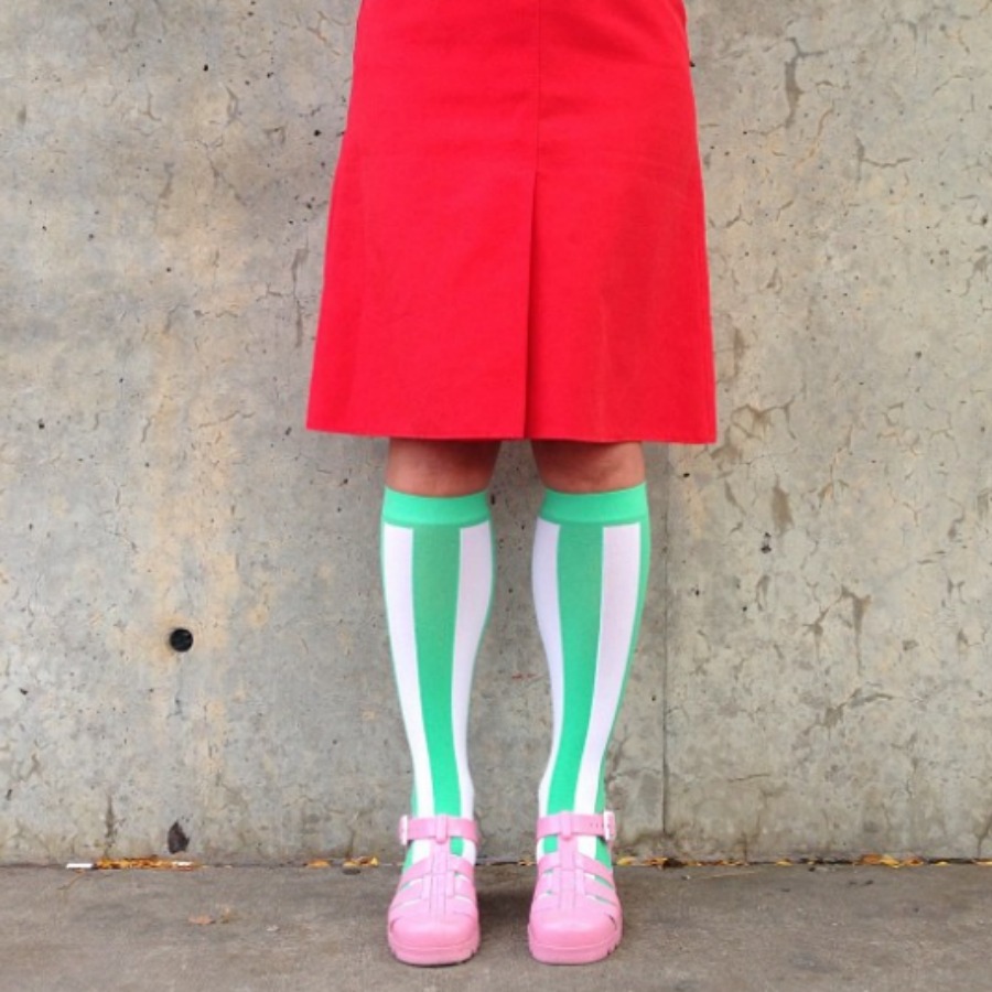 Gli strani leggings e la colorata vita (e in giù) di New York