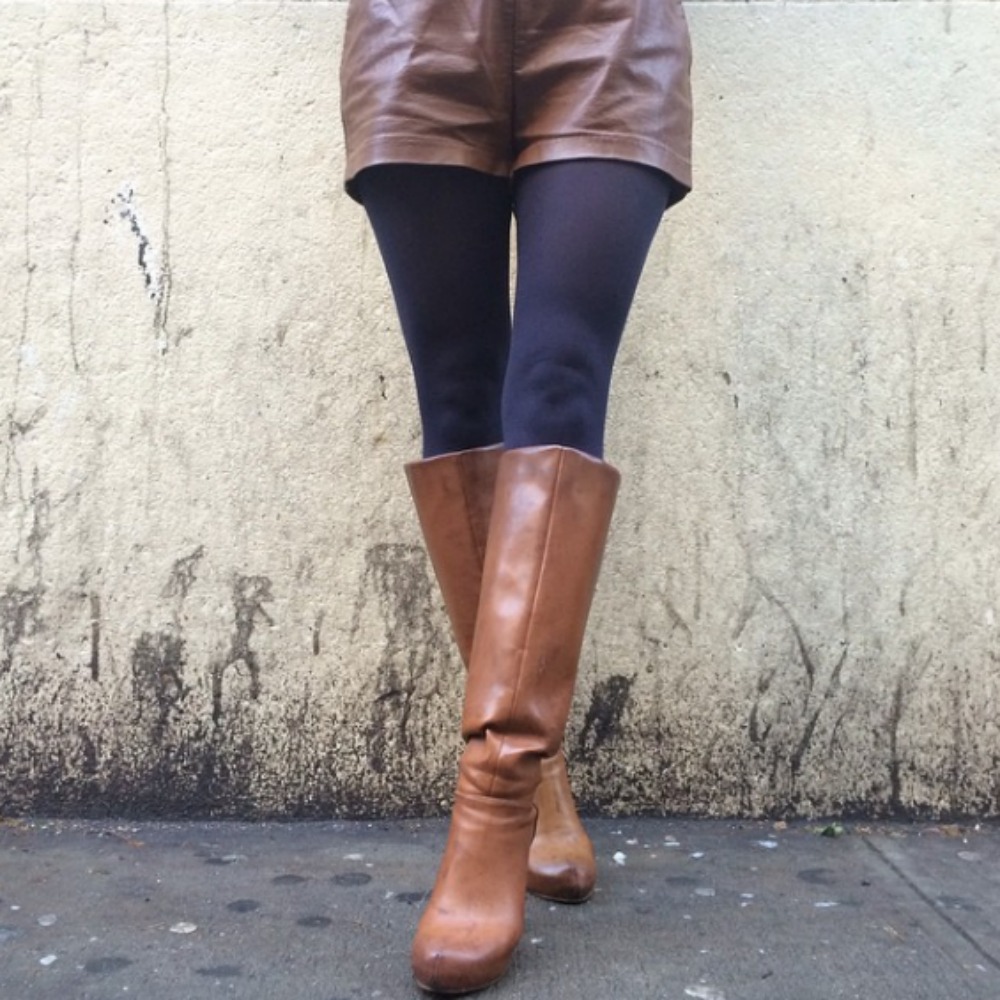 Gli strani leggings e la colorata vita (e in giù) di New York