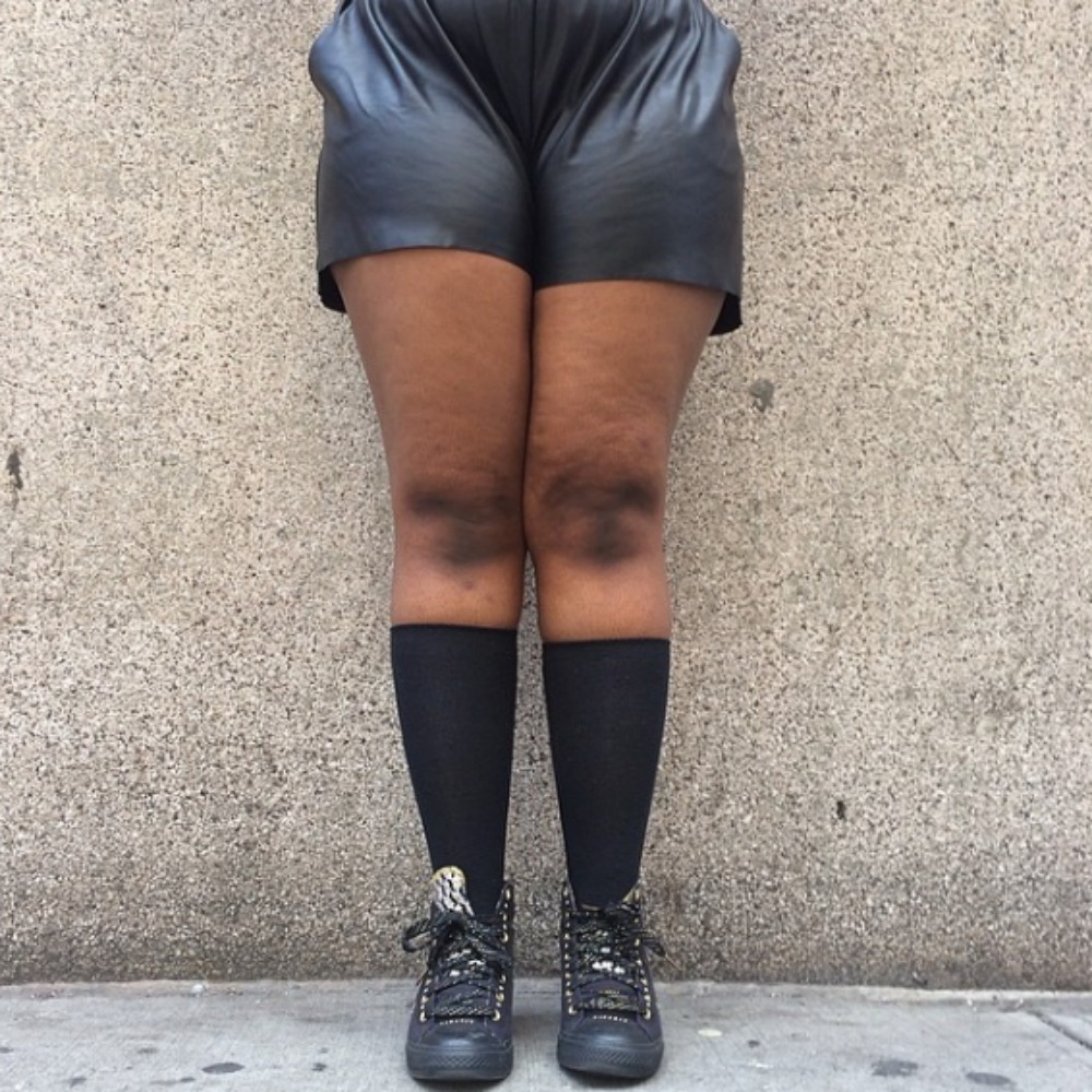 Gli strani leggings e la colorata vita (e in giù) di New York