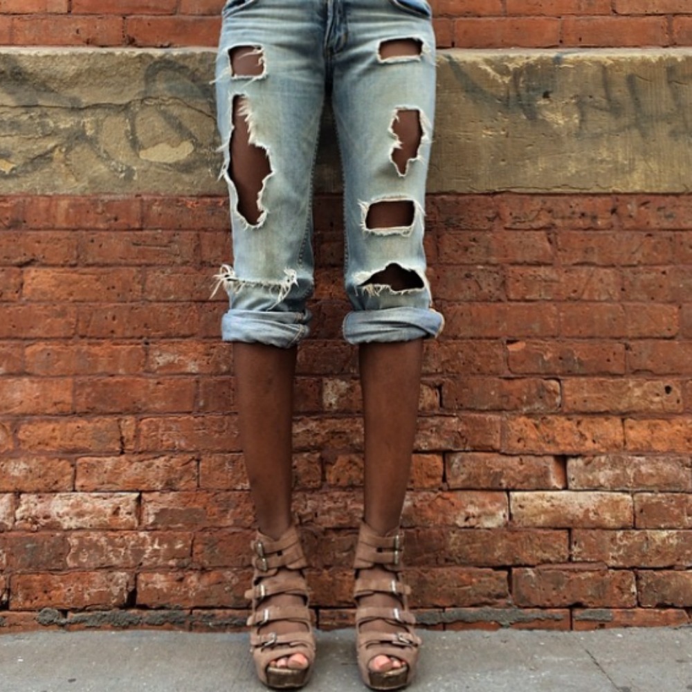 Gli strani leggings e la colorata vita (e in giù) di New York