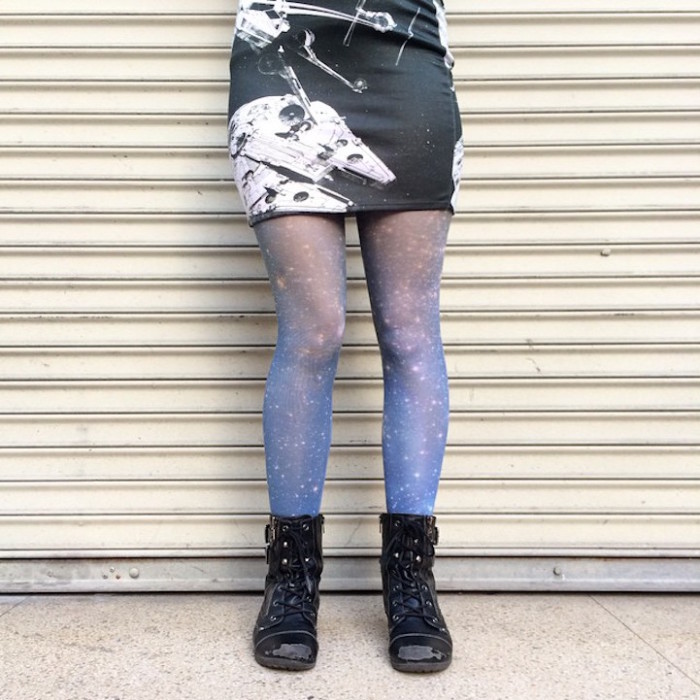 Gli strani leggings e la colorata vita (e in giù) di New York