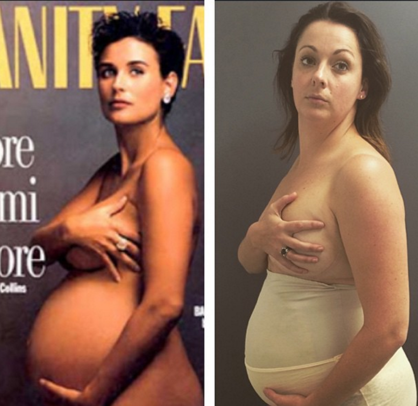 Ecco come sarebbero gli scatti delle mamme VIP rifatti da una "comune mortale"!