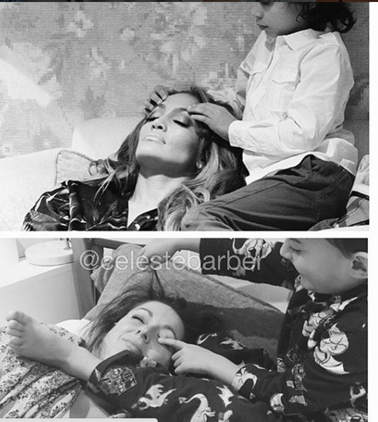 Ecco come sarebbero gli scatti delle mamme VIP rifatti da una "comune mortale"!
