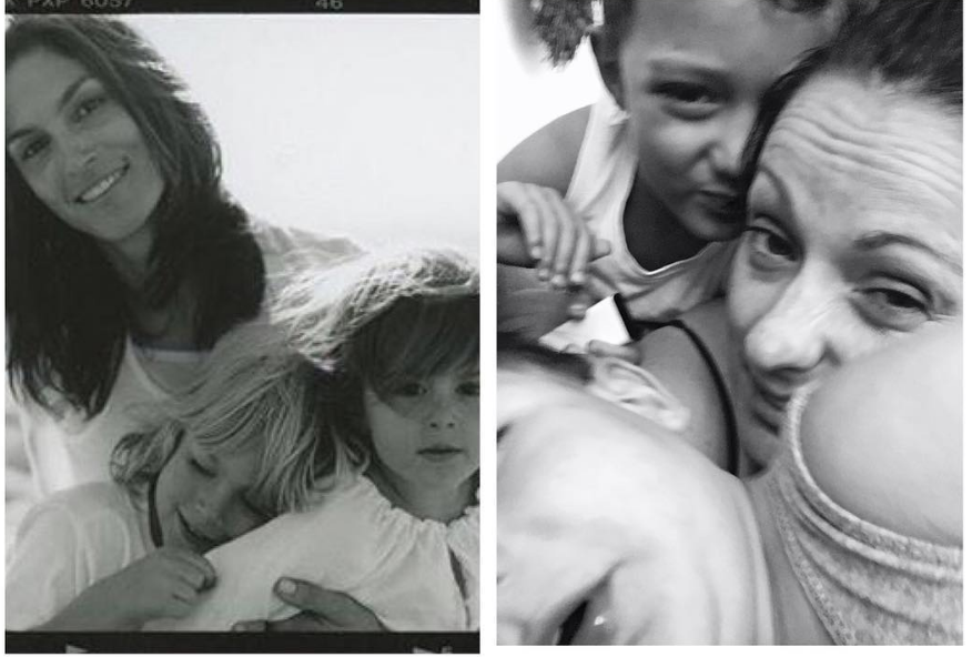 Ecco come sarebbero gli scatti delle mamme VIP rifatti da una "comune mortale"!