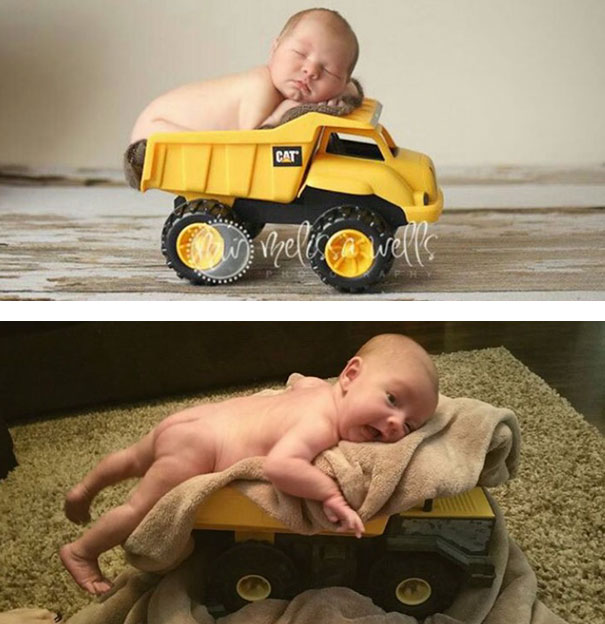 25 divertenti foto di bambini che non sono uscite come gli originali a cui si ispirano