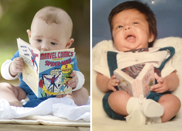25 divertenti foto di bambini che non sono uscite come gli originali a cui si ispirano
