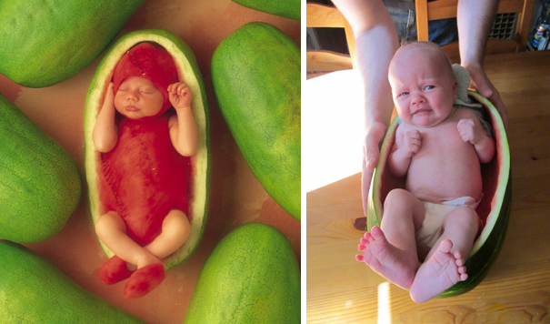 25 divertenti foto di bambini che non sono uscite come gli originali a cui si ispirano