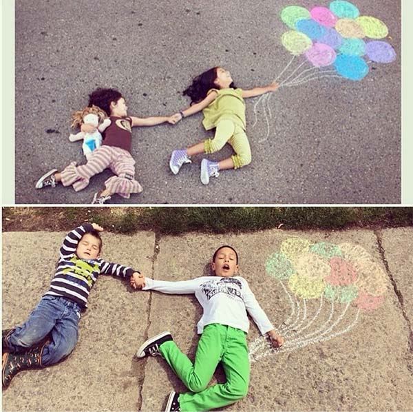 25 divertenti foto di bambini che non sono uscite come gli originali a cui si ispirano