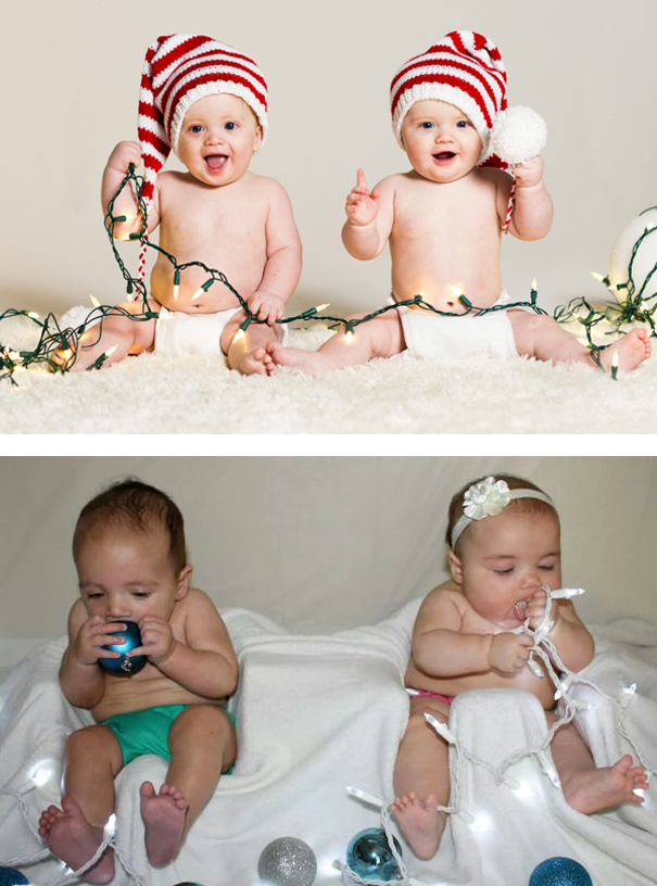 25 divertenti foto di bambini che non sono uscite come gli originali a cui si ispirano