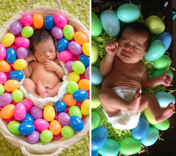 25 divertenti foto di bambini che non sono uscite come gli originali a cui si ispirano