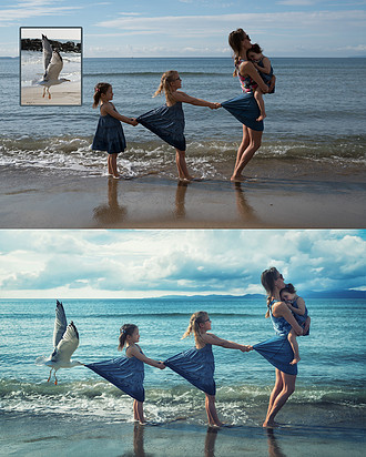 Ecco come questo papà realizza queste pazze foto con le sue figlie