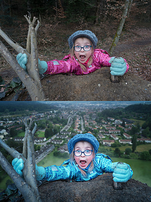 Ecco come questo papà realizza queste pazze foto con le sue figlie