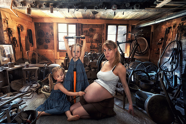 Ecco come questo papà realizza queste pazze foto con le sue figlie