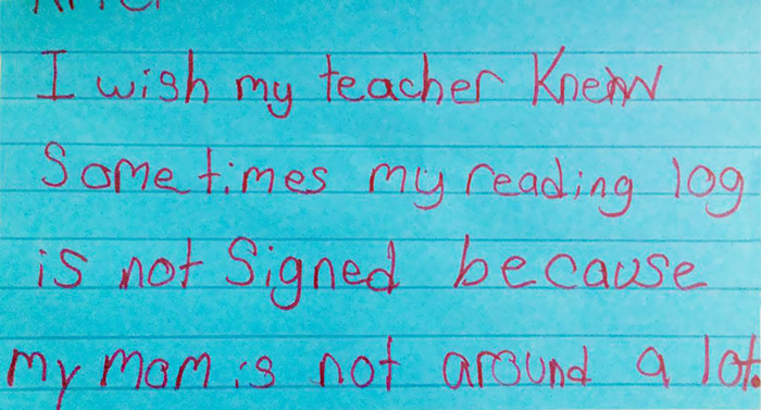 "Vorrei che la mia insegnante sapesse...": le risposte dei bambini spezzano il cuore alla maestra