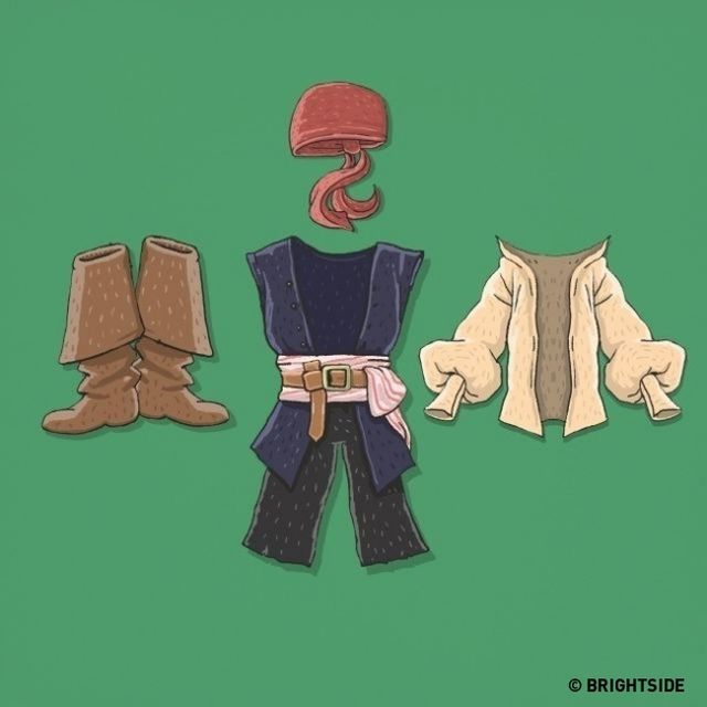 Ecco gli outfit di 10 personaggi di film e serie TV famosi, riuscite a indovinare a chi appartengono?