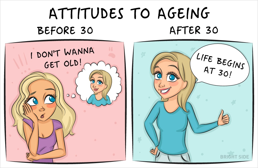 20 anni VS 30 anni: trova le differenze