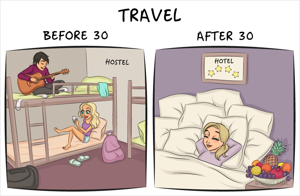 20 anni VS 30 anni: trova le differenze