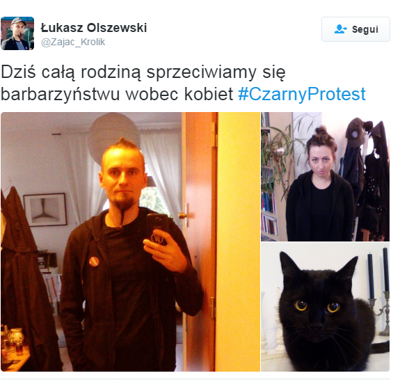 La Polonia emana un disegno di legge anti-abortista: scoppia la #ProtestaNera delle donne