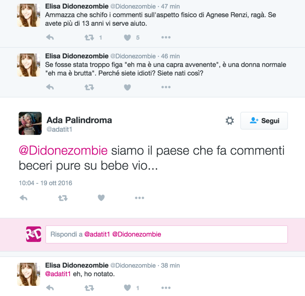 Cena alla Casa Bianca: gli insulti a Bebe Vio fanno schifo, quelli sull'aspetto fisico di Agnese Renzi anche
