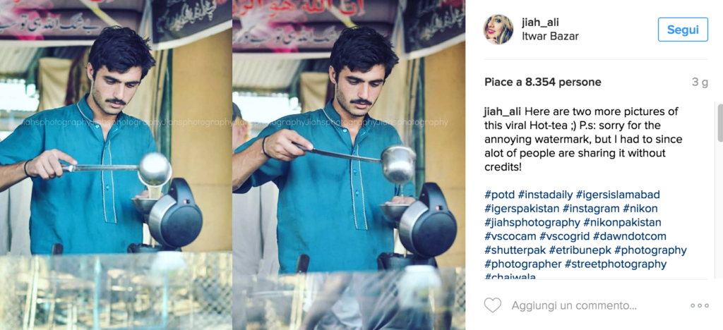 Da ragazzo del tè a modello per caso grazie a una foto su Instagram. Ecco chi è #ChaiWala