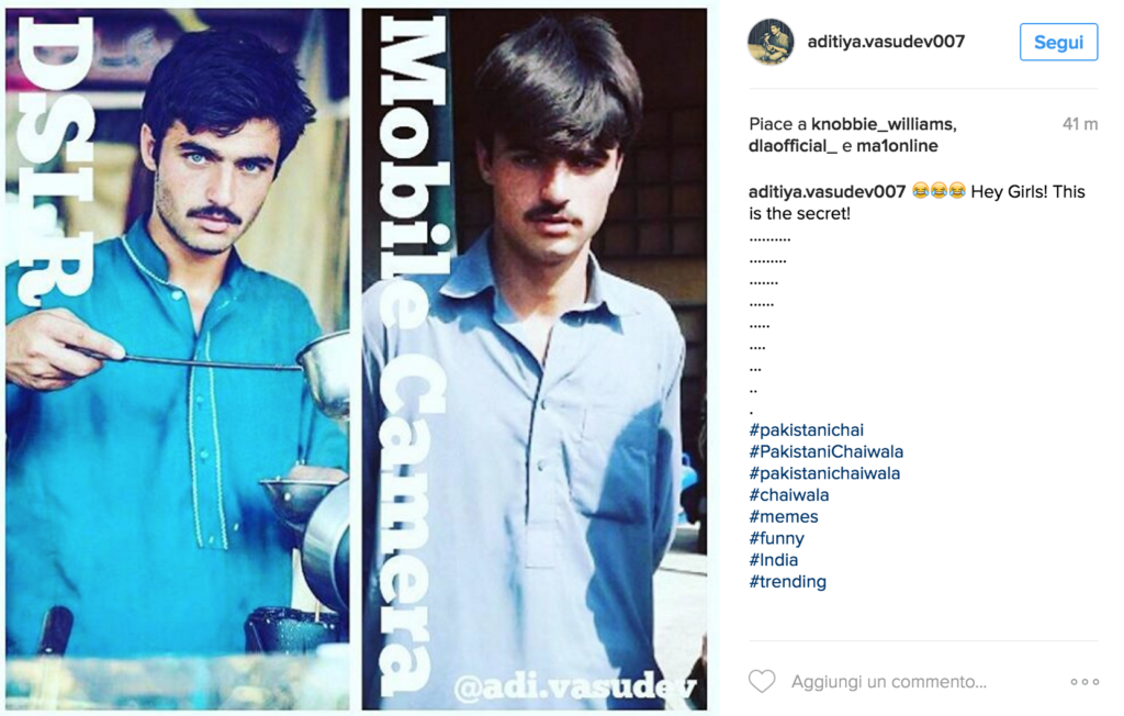 Da ragazzo del tè a modello per caso grazie a una foto su Instagram. Ecco chi è #ChaiWala