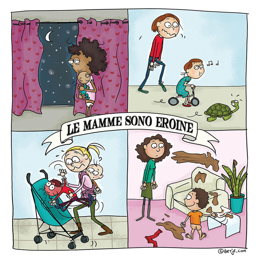 13 immagini che dimostrano che le mamme sono super eroi (quasi sempre)