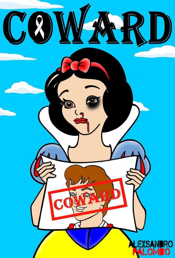 Che razza di uomo fa questo? Può succedere a chiunque. STOP alla violenze sulle donne