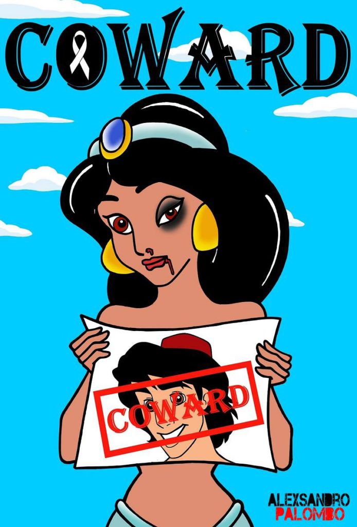 Che razza di uomo fa questo? Può succedere a chiunque. STOP alla violenze sulle donne
