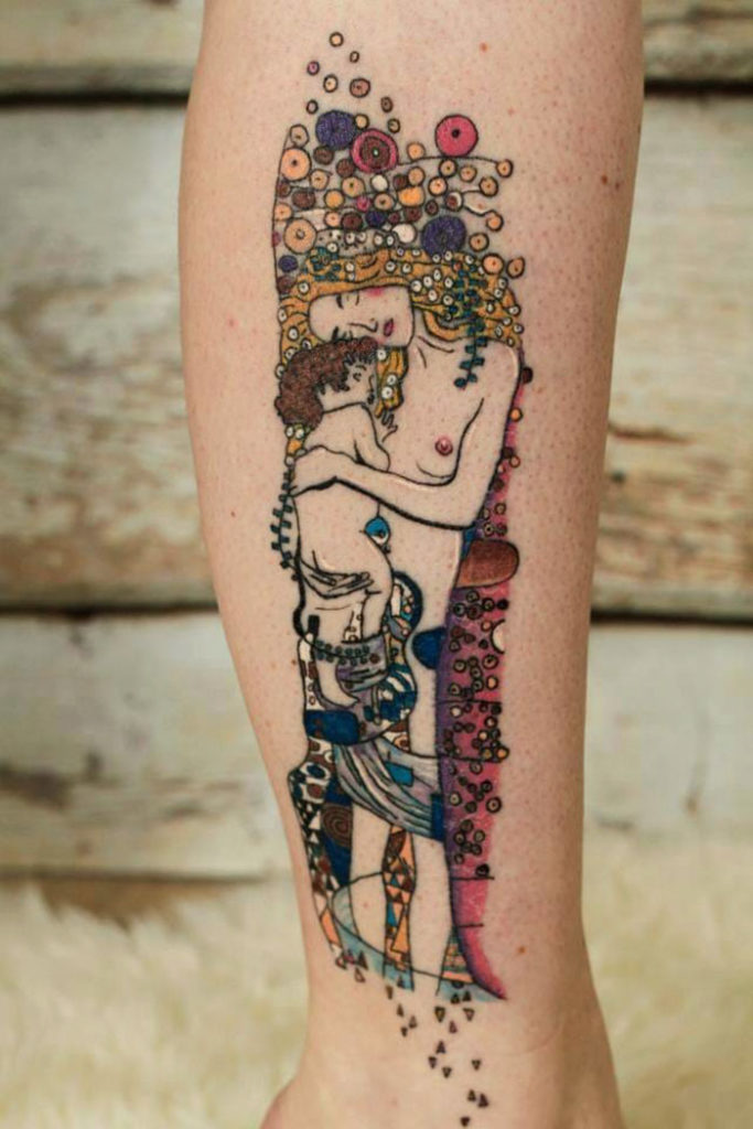 20 tatuaggi ispirati a Gustav Klimt per persone con un lato artistico spiccato