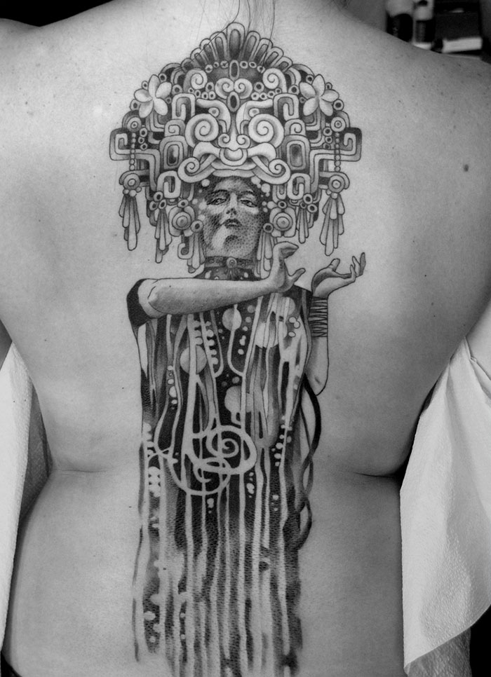 20 tatuaggi ispirati a Gustav Klimt per persone con un lato artistico spiccato