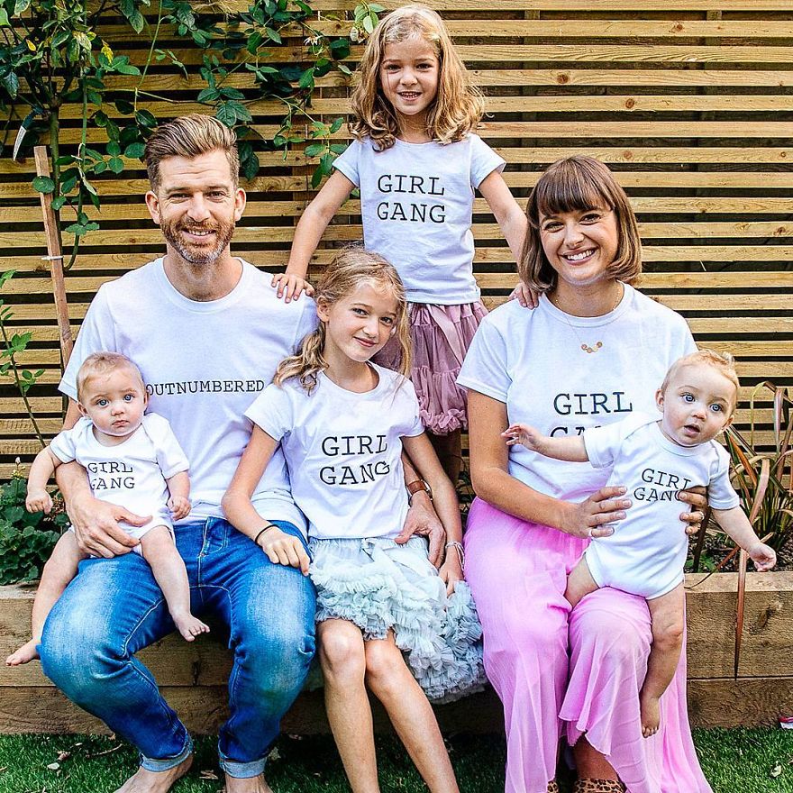 Essere papà di quattro figlie: il fotoracconto