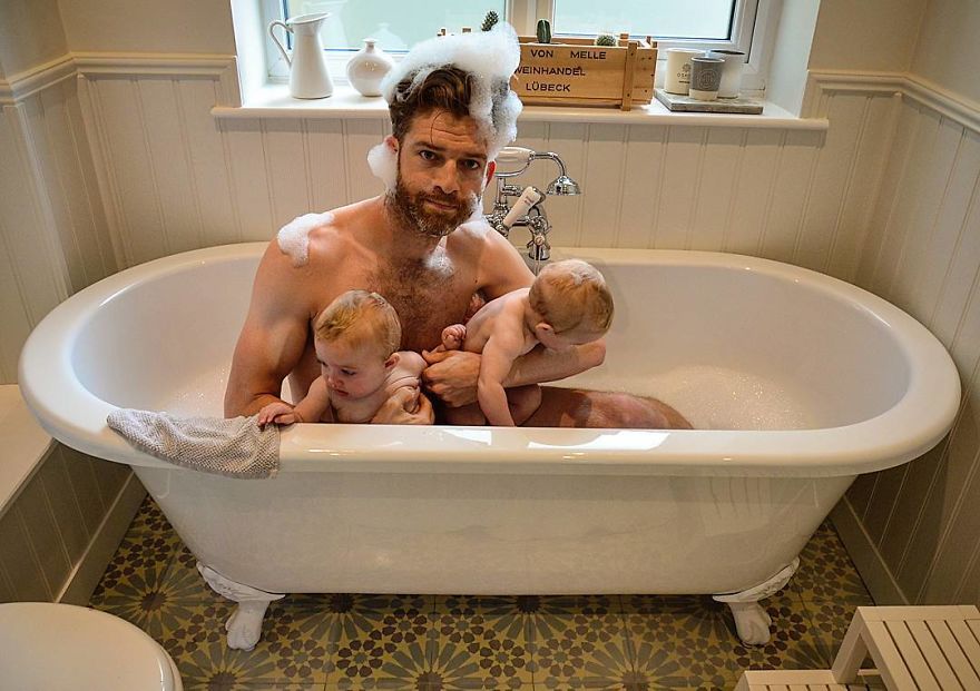 Essere papà di quattro figlie: il fotoracconto