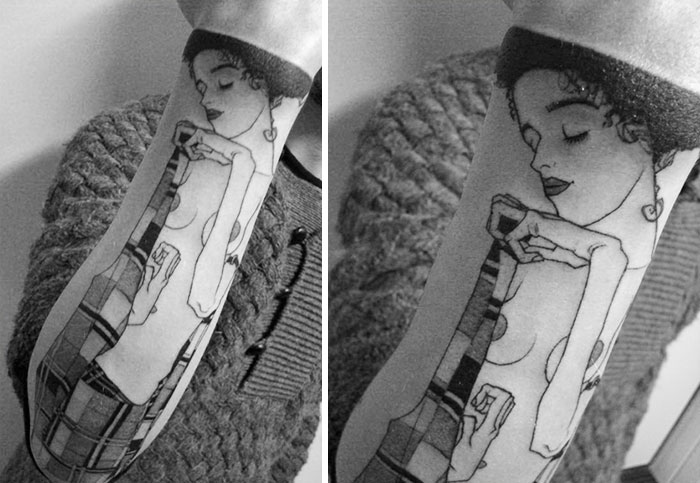 20 tatuaggi ispirati a Gustav Klimt per persone con un lato artistico spiccato