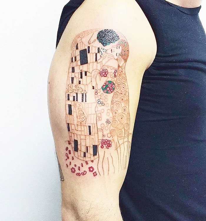 20 tatuaggi ispirati a Gustav Klimt per persone con un lato artistico spiccato