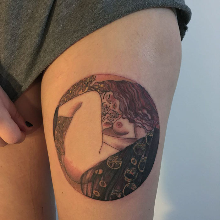 20 tatuaggi ispirati a Gustav Klimt per persone con un lato artistico spiccato