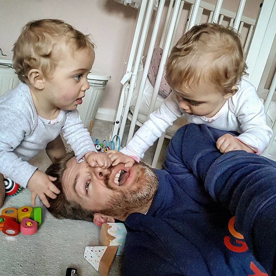 Essere papà di quattro figlie: il fotoracconto