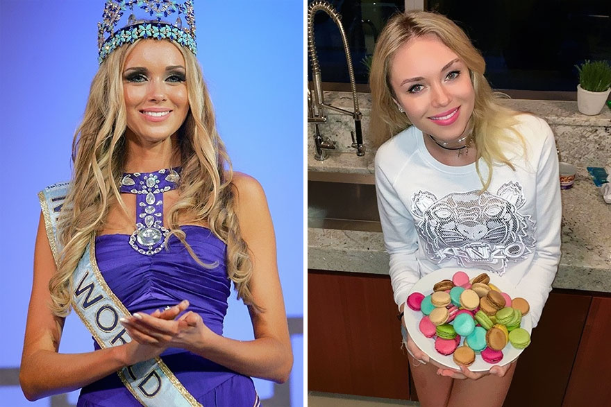 Palcoscenico VS vita reale: 20 miss su e giù dalla passerella