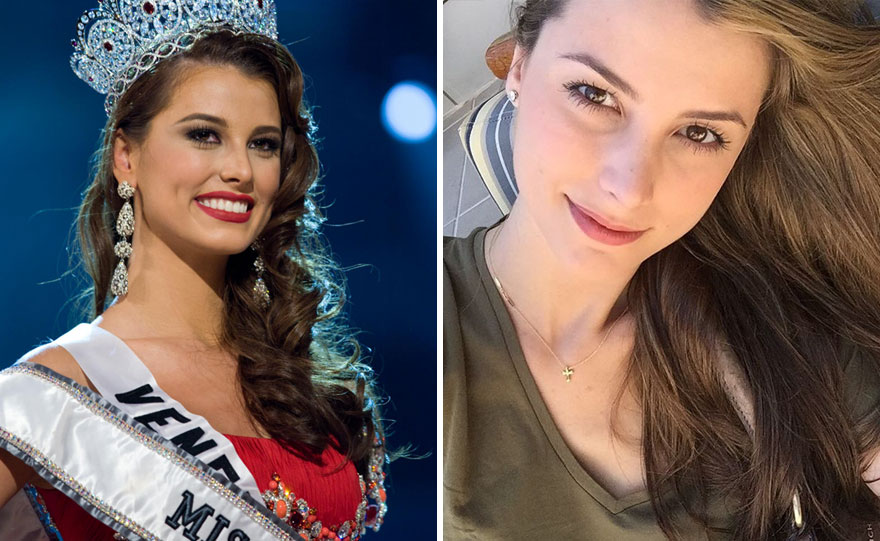 Palcoscenico VS vita reale: 20 miss su e giù dalla passerella